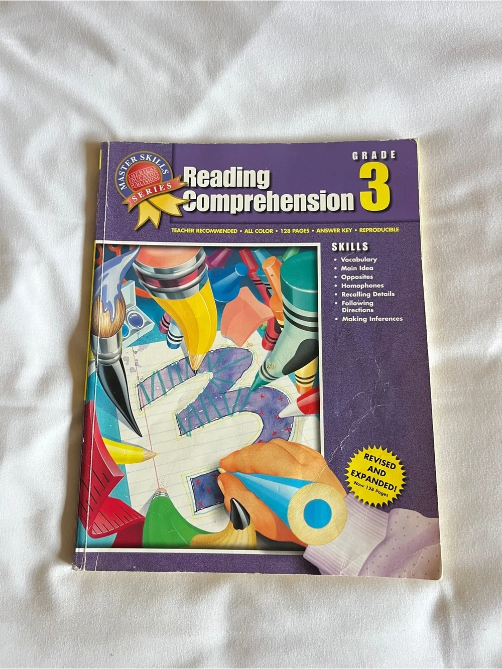Master Skills Reading Comprehension Grade 3 Workbook ISBN 156189043X